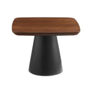 Duncan - 2 Piece Coffee Table Set With Sculpted Bases - Walnut by HouseOfZazla