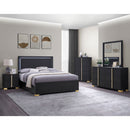 Jeremiah - LED Panel Bed With Touch Controlled Lighting by HouseOfZazla