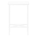 Accent Side Table, Narrow, Small, 2 Tier, Contemporary & Modern