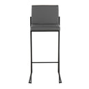 Fuji - Contemporary High Back Barstool Elegant Design by HouseOfZazla
