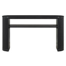 Console Table With Fluted Legs, Open Shelf