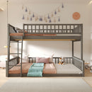 Bunk Bed With Ladder And Guardrails by HouseOfZazla