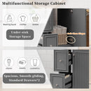 Transitional Style Bathroom Vanity Cabinet With Ceramic Sink