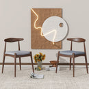 Dining Chairs With Ergonomic Backrest & Comfort Cushions (Set of 2) by HouseOfZazla