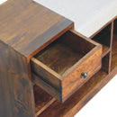 Retreat - Shoe Bench, 1 Drawer - Chestnut by HouseOfZazla