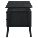 Goodson 64-inch 4-Drawer Double Pedestal Computer Desk Black