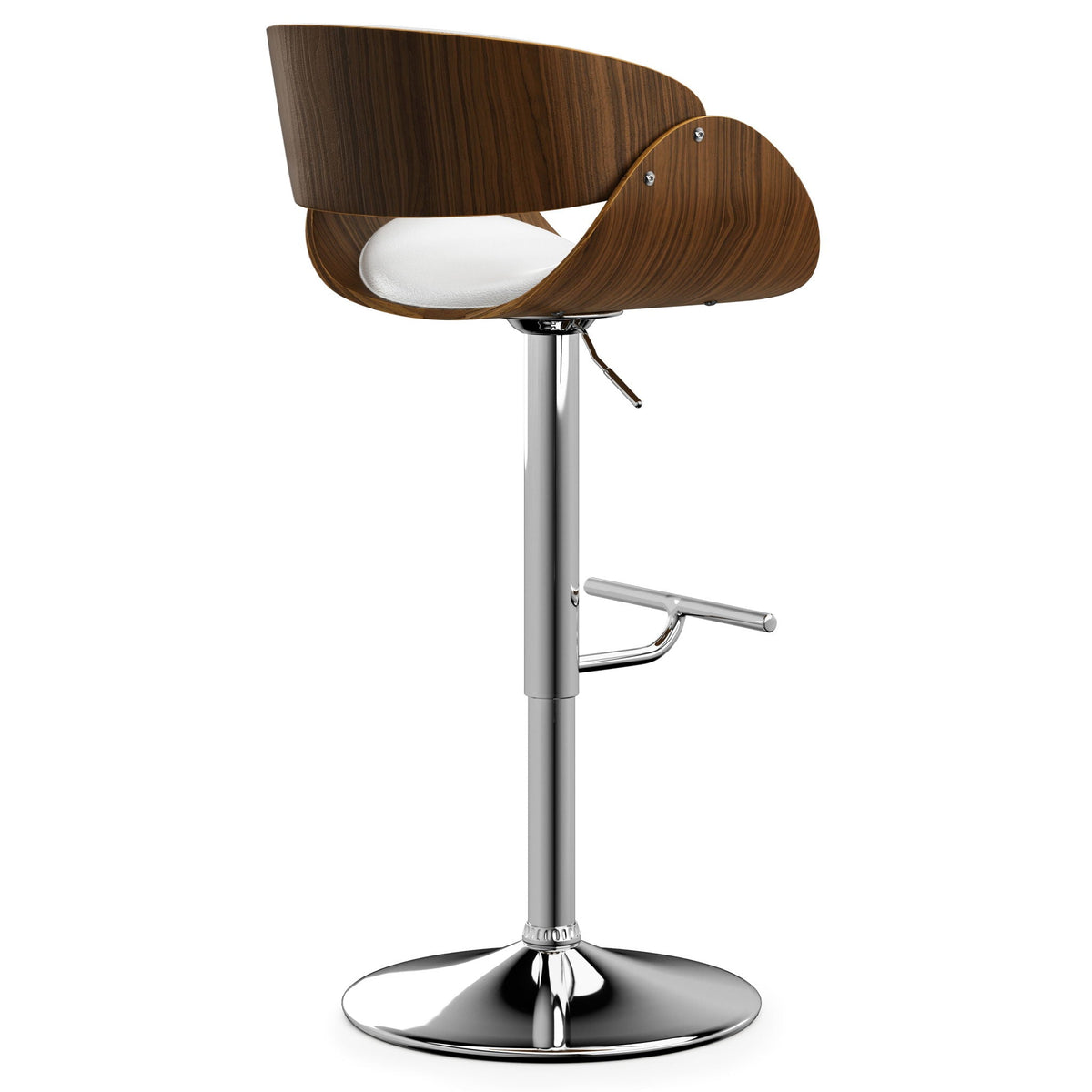 Amery - Mid Century Modern Adjustable Swivel Bar Stool, photo 16 of 36