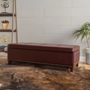 Large Upholstered Ottoman with Storage