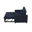 Loveseat Sofa Pull-Out Bed With Adjustable Backrest, 3 USB Ports And 2 Lumbar Pillows For Living Room by HouseOfZazla