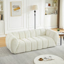 Modern Sofa With Piano Key Backrest