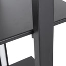 Two Tiered Vertical Shelving Stand with Light