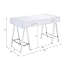 Coleen - High Gloss Writing Desk With USB by Unique Piece Furniture