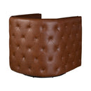 Swivel Chair With Tufted Barrel Design And Nailhead Accents by HouseOfZazla