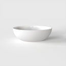 67 Inch Freestanding Solid Surface Soaking Bathtub