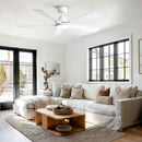 Reversible Motor Integrated LED Dimmable Ceiling Fan With Light by Unique Piece Furniture
