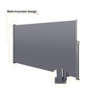 Retractable Side Screen Awning, Uv Resistant, Waterproof, Patio Privacy Screen For Garden, Balcony, Courtyard by Unique Piece Furniture