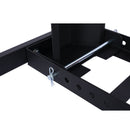 Heavy Duty Adjustable Motorcycle Stand / Wheel Chock 1800 Lb Capacity - Black
