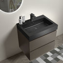 Alice - Bathroom Vanity With Sink, Large Storage Wall Mounted Floating Bathroom Vanity For Modern Bathroom, One-Piece Sink Basin Without Drain And Faucet