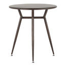 Clara - Industrial Round Dinette Table - Antique by HouseOfZazla