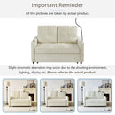 Modern Loveseat Pull Out Sofa Bed With Adjustable Backrest, Two Cup Holders, A Phone Holder, Three Charging Ports And Side Storage Pockets For Living Room by HouseOfZazla
