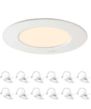 12 Pack - Brilli 5/6 inch LED Recessed Retrofit Downlight, Dimmable, Color Tunable by LampsUSA
