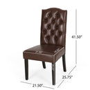 Harriet Tufted Dining Chair With Button Tufting And Diamond Stitching by HouseOfZazla