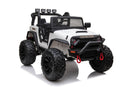 24V JEEP Double Drive Children Ride- on Car With 200Wx2 12V9AHx2Battery, Parent Remote Control, Electron assisted steering wheel, Foot Pedal, Led lights, music board with bluetooth/MP3/music/ volume