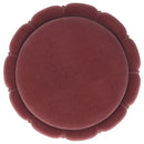 Inez - Round Upholstered Ottoman by HouseOfZazla