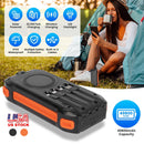 Portable Solar Charger 49800mAh Power Bank External Battery Pack 22.5W PD Fast Charging Built in 4 CablesÊ15W Wireless Charging LED Flashlight for Cam