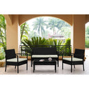 Noli - 4 Piece Outdoor Conversation Set by HouseOfZazla
