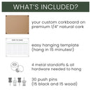 Large Blank Corkboard