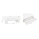 Ella - Coffee Table With 2 Full Extension Drawers by HouseOfZazla