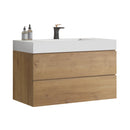 Alice - Bathroom Vanity With Sink, Large Storage Wall Mounted Floating Bathroom Vanity For Modern Bathroom