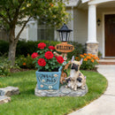 French Bulldog Family Planter Statue by HouseOfZazla