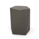 Side Table With Geometric Design