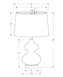 Lighting, Glass, Contemporary Table Lamp by HouseOfZazla