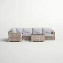 Stylish Sofa Seating Group With Cushions Perfect For Outdoor Gatherings by HouseOfZazla
