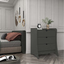 Coney - Nightstand With 3 Drawers by HouseOfZazla