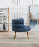 Accent Chair, leisure sofa with Golden feet