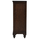 Berwick - 5 Drawer Chest With Felt Lined Top Drawers - Dark Oak by HouseOfZazla
