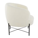 Chloe - Contemporary Chair - Black / White by HouseOfZazla