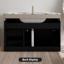 36" Floating Bathroom Vanity with Ceramic Sink and Faux Marble Top
