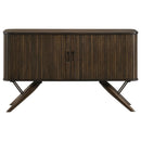 Wes - 2 Door Sideboard Buffet Storage Cabinet - Walnut