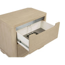 Mirador - 2 Drawer Nightstand Bedside Table - Natural by HouseOfZazla