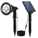 Solar Powered Spotlight for Outdoors for Gardens & Pathways by LJGDeals