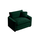 Modern Classic Fabric Single Chair Deep Seat Sofa With Pillow by HouseOfZazla