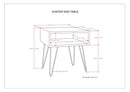 Hunter - End Table - Natural