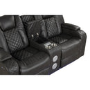 Benz - Power Recliner Set With LED Lighting And USB Charging by HouseOfZazla