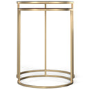Drake - 2 Piece Nesting Table - Antique Nickel / Antique Copper by HouseOfZazla
