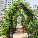 Metal Garden Arch with Adjustable Width for Climbing Plants by HouseOfZazla
